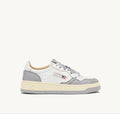 AUTRY SNEAKERS SNEAKERS MEDALIST LOW BICOLOR IN PELLE BIANCA E VAPOR