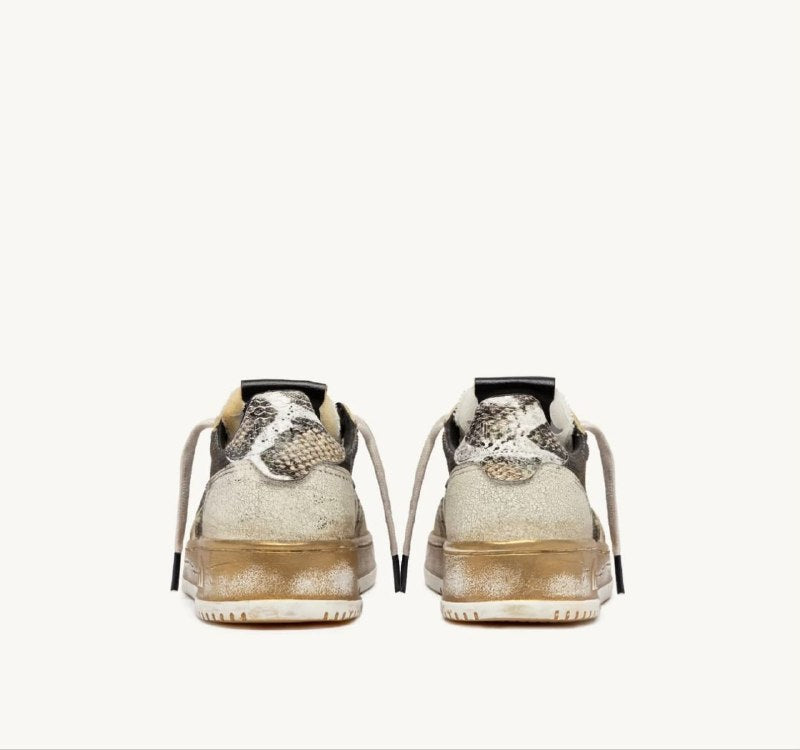 Autry - Scarpa Medalist Supervintage Pelle/Mesh Grigia