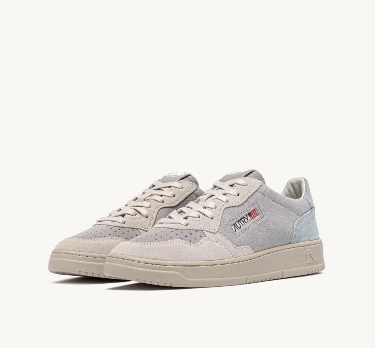 Autry Medalist Low Tricolor Suede