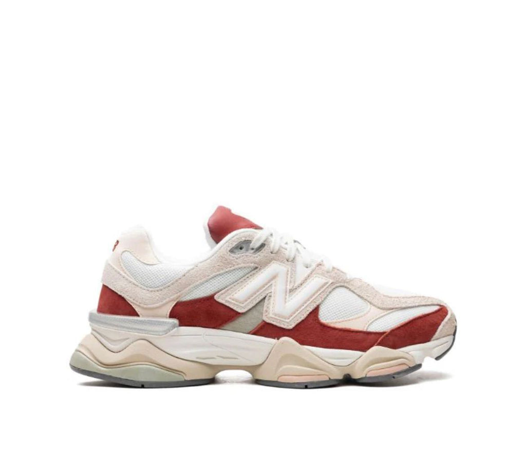 New Balance 9060 — Bianco / Bordeaux