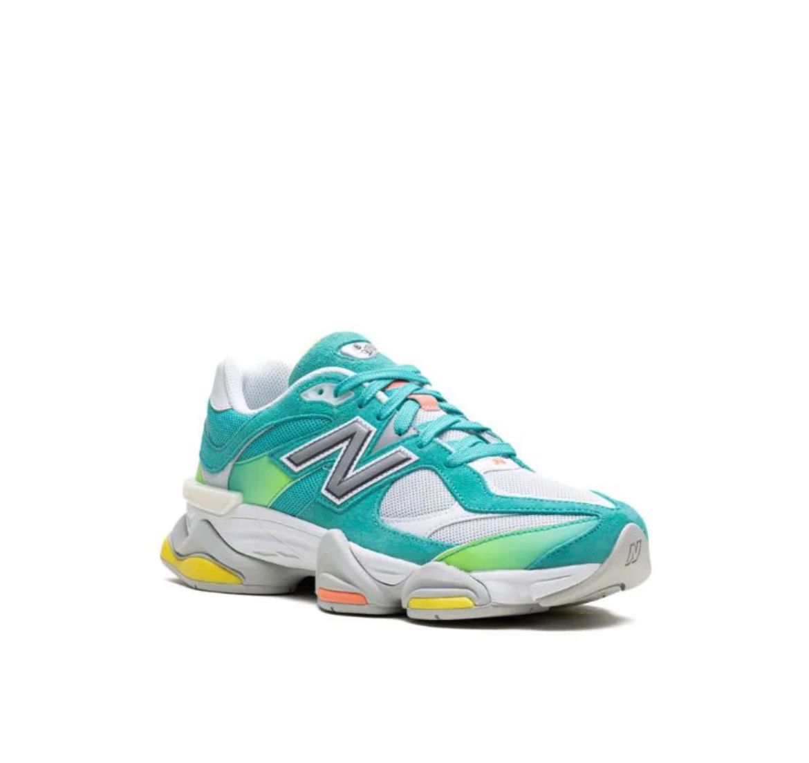 New Balance 9060 — Teal / Lime