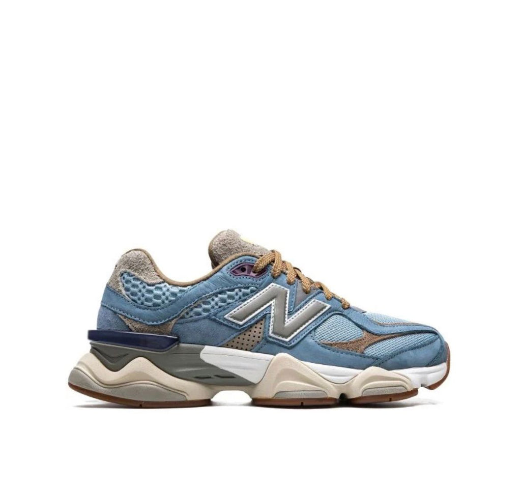 New Balance 9060 — Light Blue / Tan