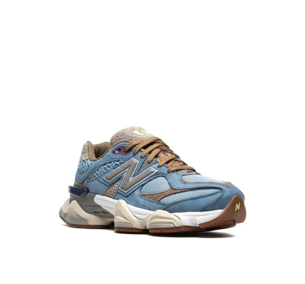 New Balance 9060 — Light Blue / Tan