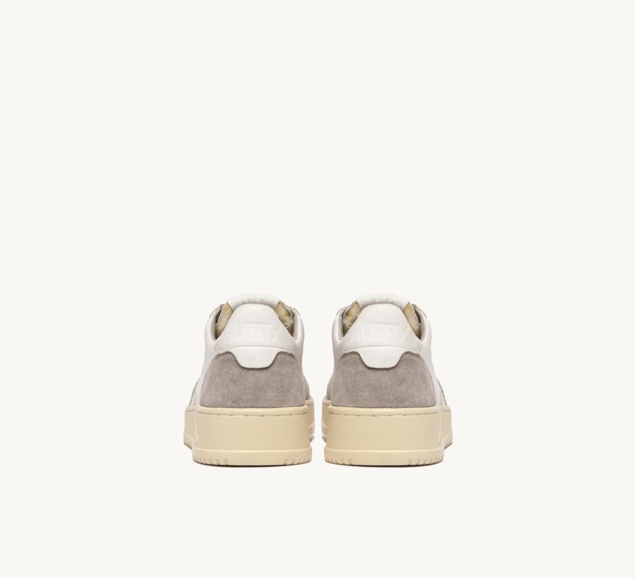 Autry Medalist Low — Bianco/Grigio