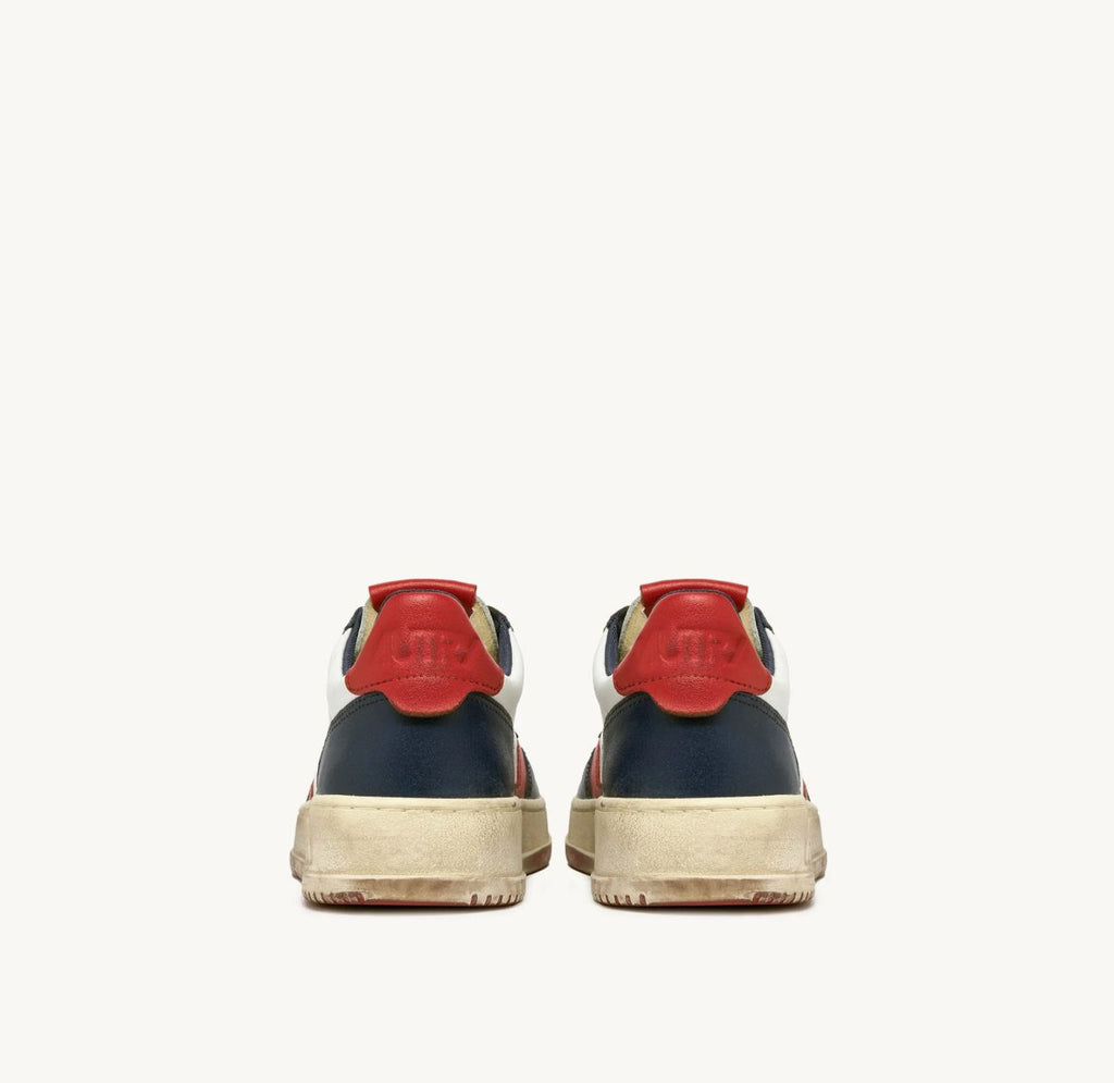 Autry Medalist Super Vintage — Bianco / Navy / Rosso