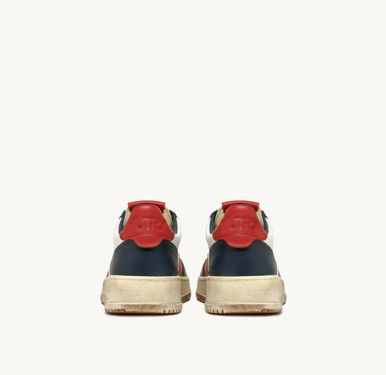 Autry Medalist Super Vintage — Bianco / Navy / Rosso
