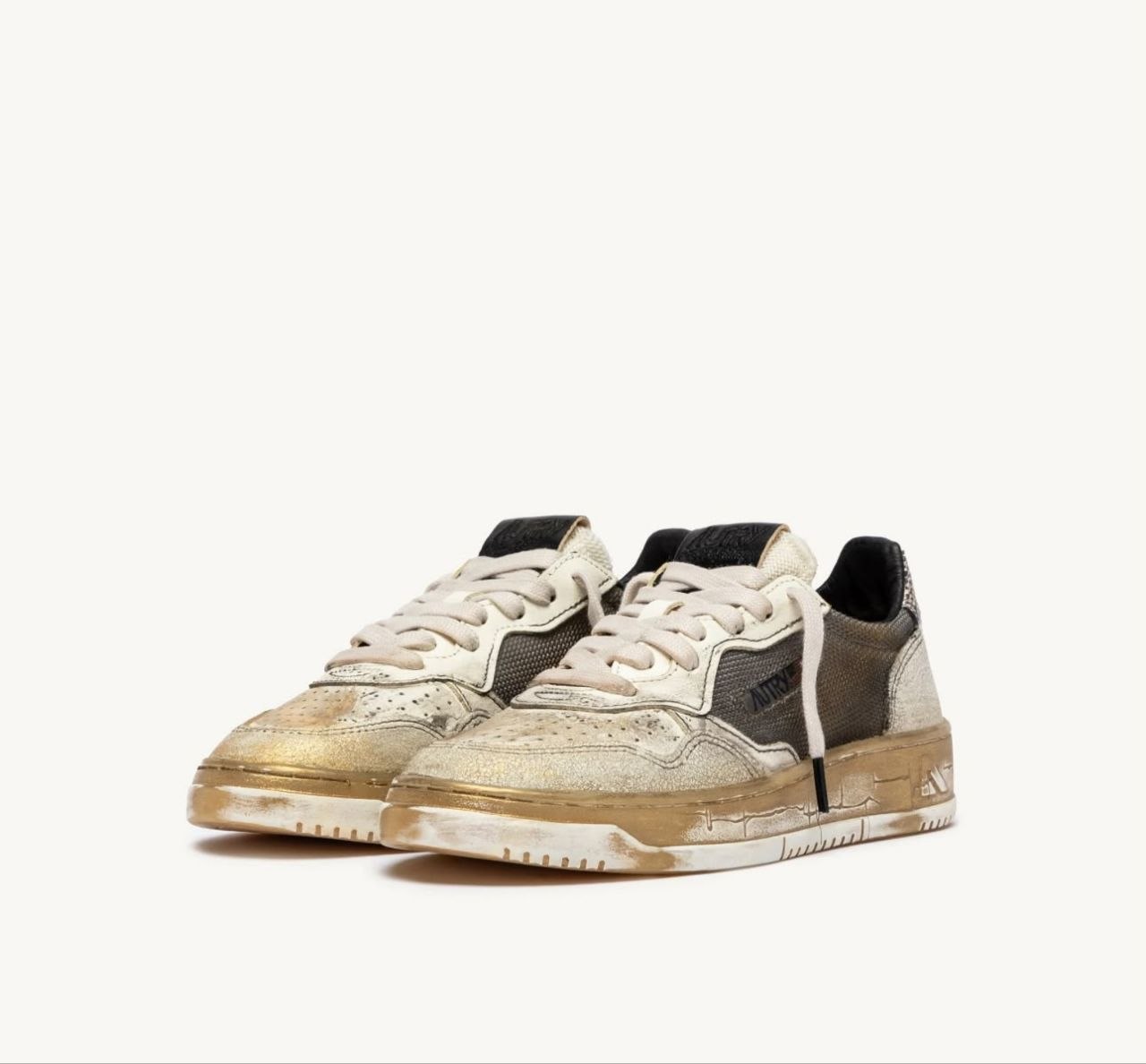 Autry - Scarpa Medalist Supervintage Pelle/Mesh Grigia